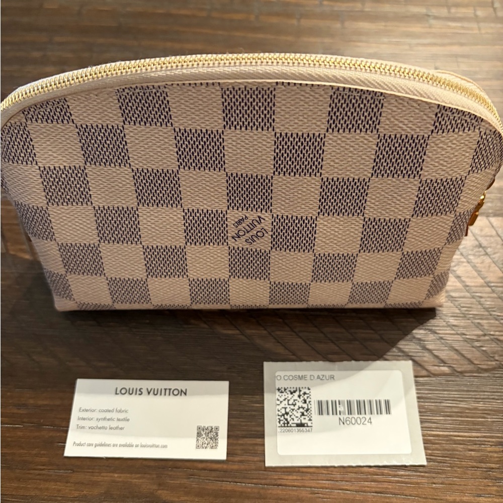 Louis Vuitton Damier Azur Cosmetic Pouch